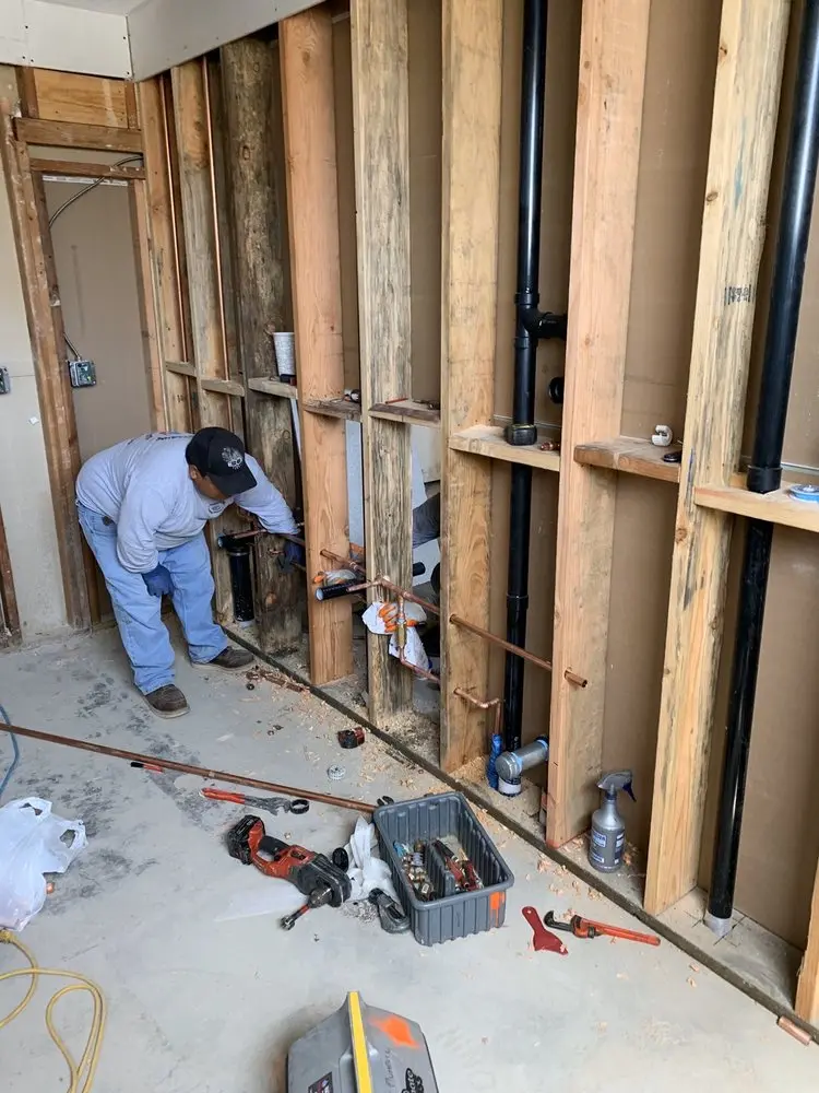 Commercial rough-in plumbing for Water Heater Replacement in Breezewood